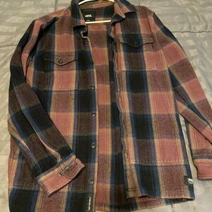 Vans Men's Plaid Jacket - Black and Brown